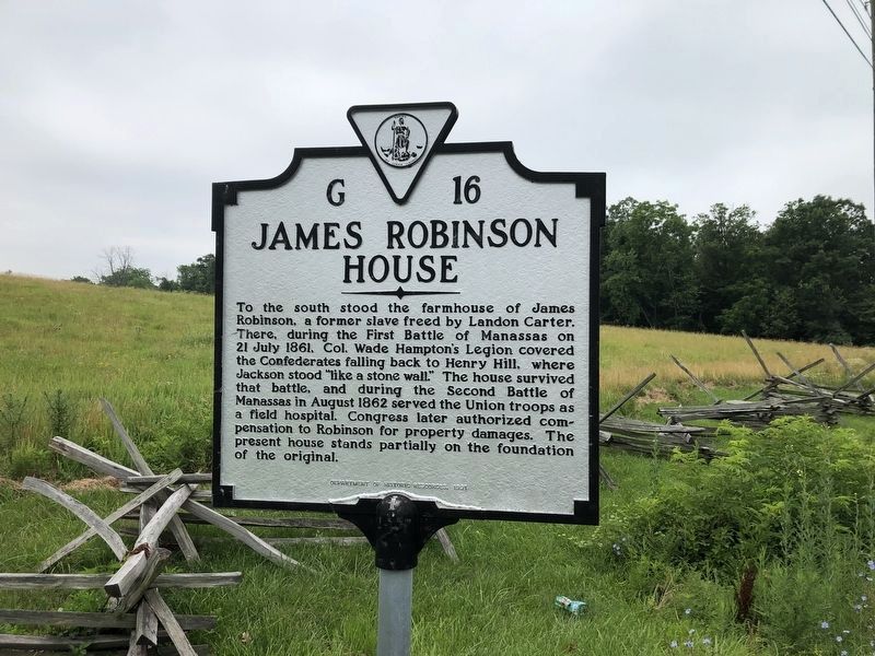 James Robinson House Marker image. Click for full size.