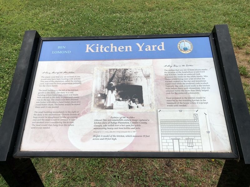 Kitchen Yard Marker image. Click for full size.