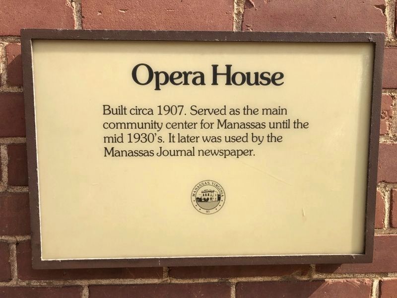 Opera House Marker image. Click for full size.