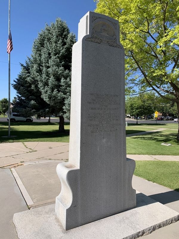 Erected in Honor of Brigham Young Marker image. Click for full size.