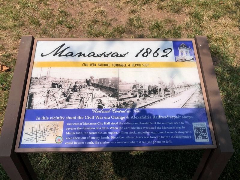 Manassas 1862 Marker. Click for full size. Manassas 1862 Marker image. Click for full size.