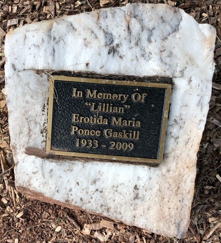 Dedication plaque on the grounds. Click for full size. Dedication plaque on the grounds image. Click for full size.