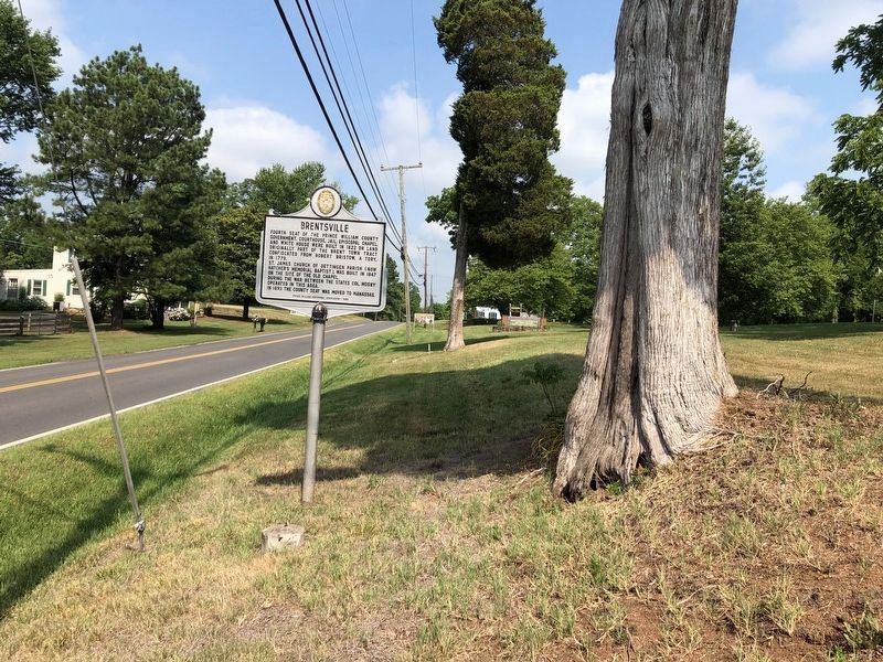 Brentsville Marker. Click for full size. Brentsville Marker image. Click for full size.