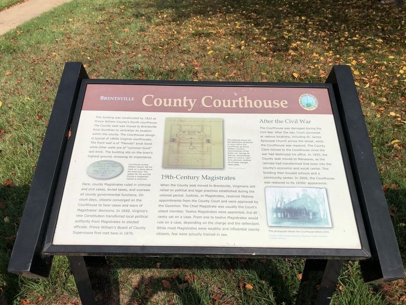 County Courthouse Marker. Click for full size. County Courthouse Marker image. Click for full size.