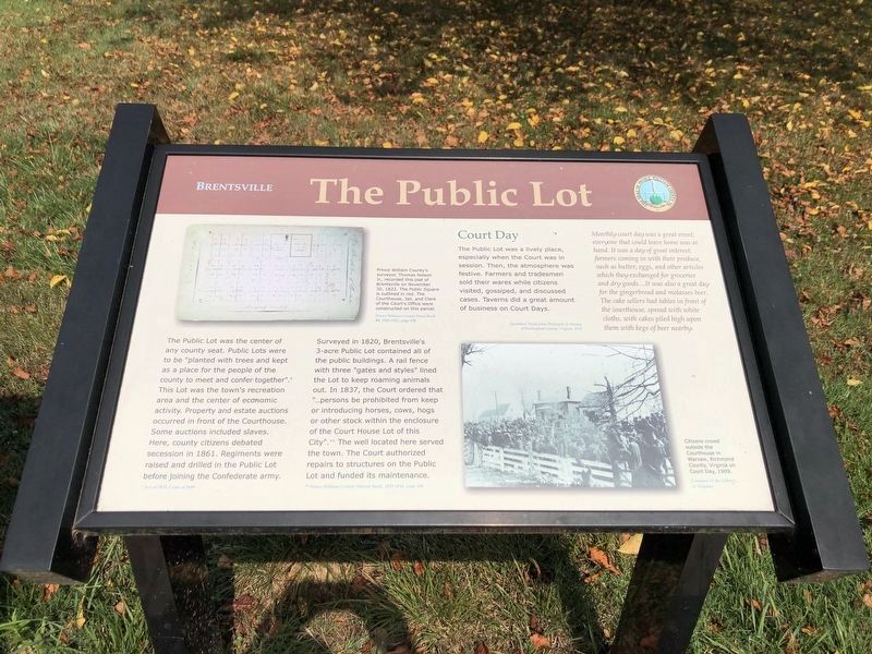 The Public Lot Marker. Click for full size. The Public Lot Marker image. Click for full size.