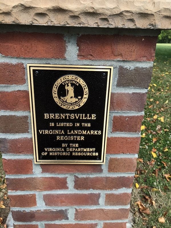 Virginia Landmarks Register plaque nearby image. Click for full size.
