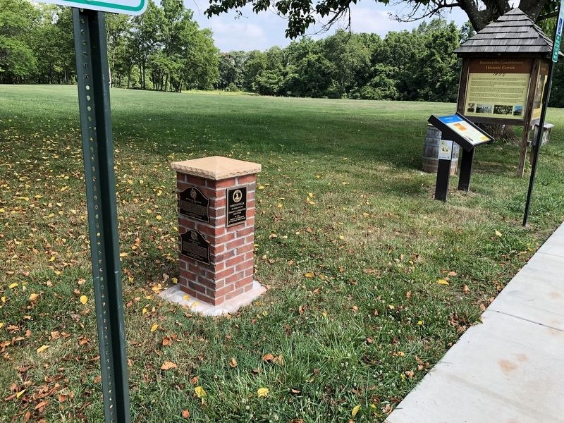 Brentsville Courthouse and Brentsville Jail markers image. Click for full size.