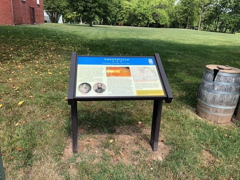 Brentsville Marker. Click for full size. Brentsville Marker image. Click for full size.