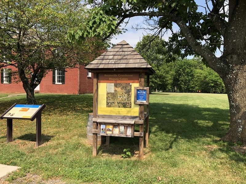 Brentsville Courthouse Historic Centre Marker. Click for full size. Brentsville Courthouse Historic Centre Marker image. Click for full size.