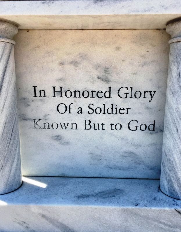Unknown Soldier Memorial. Click for full size. Unknown Soldier Memorial image. Click for full size.