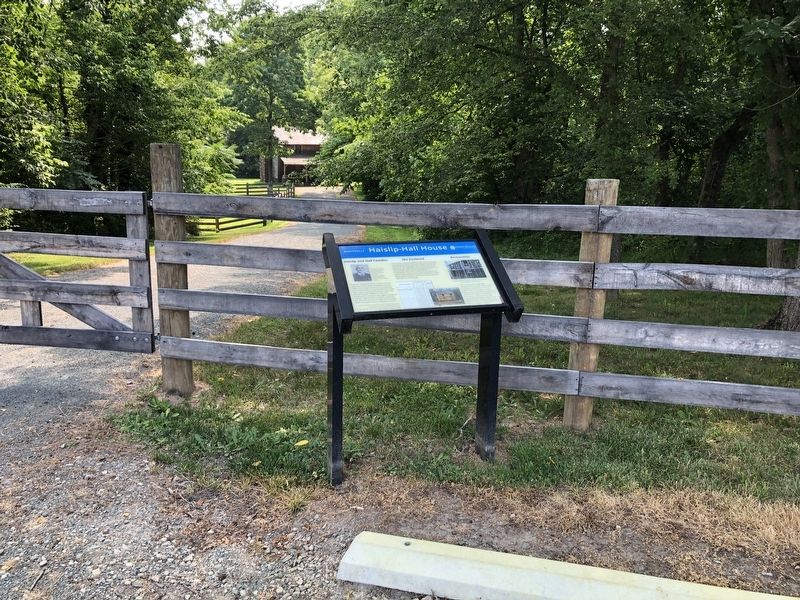 Haislip-Hall House Marker. Click for full size. Haislip-Hall House Marker image. Click for full size.