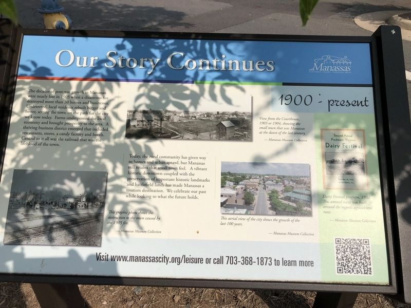 Our Story Continues Marker. Click for full size. Our Story Continues Marker image. Click for full size.