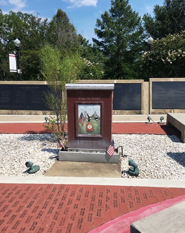 Wall Of Tears Memorial. Click for full size. Wall Of Tears Memorial image. Click for full size.