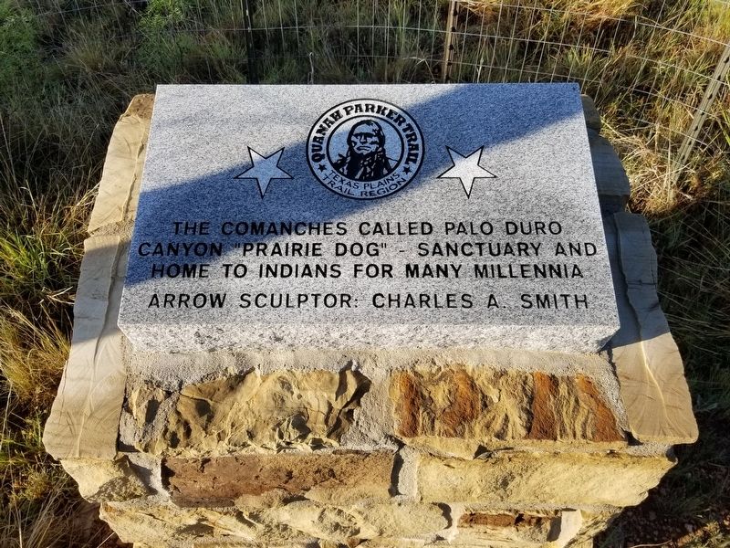 Quanah Parker Trail Marker. Click for full size. Quanah Parker Trail Marker image. Click for full size.