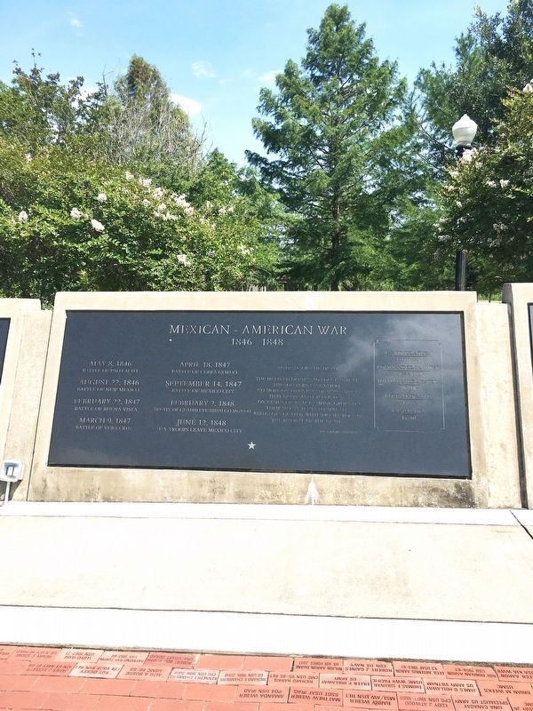 Mexican - American War Memorial. Click for full size. Mexican - American War Memorial image. Click for full size.