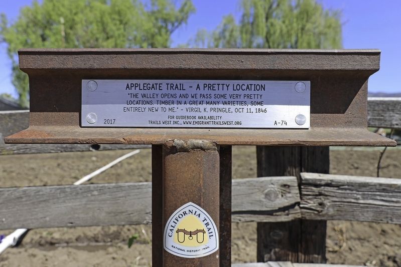 Applegate Trail - A Pretty Location Marker image. Click for full size.