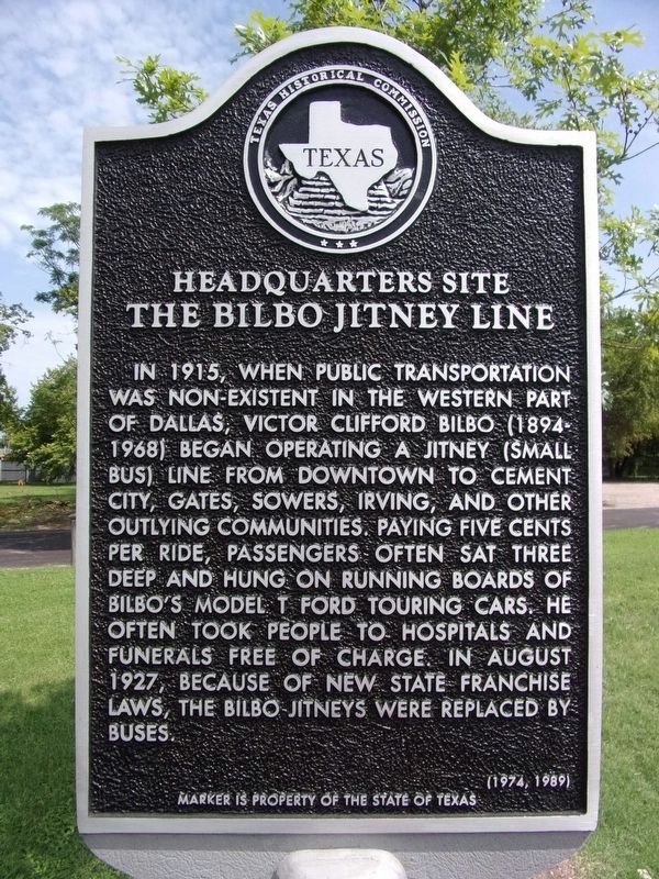 The Bilbo Jitney Line Marker image. Click for full size.