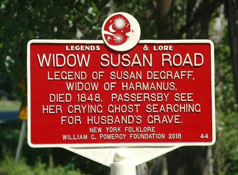 Widow Susan Road Marker image. Click for full size.