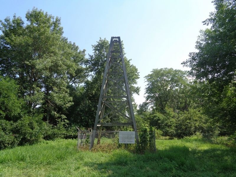 Shire Oil Well Marker image. Click for full size.