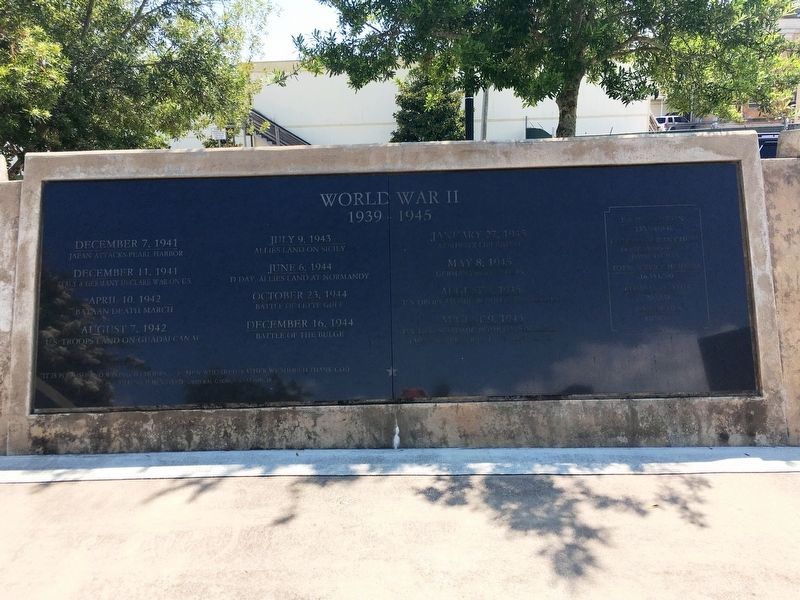 World War II Memorial. Click for full size. World War II Memorial image. Click for full size.