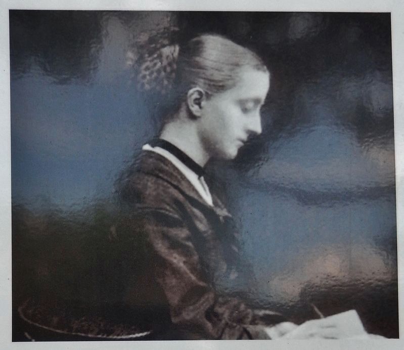 Marker detail: Juliana Horatia Ewing (1841-1885) image. Click for full size.