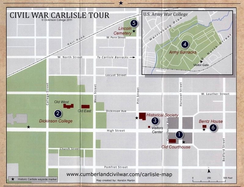 Civil War Carlisle walking tour image. Click for full size.