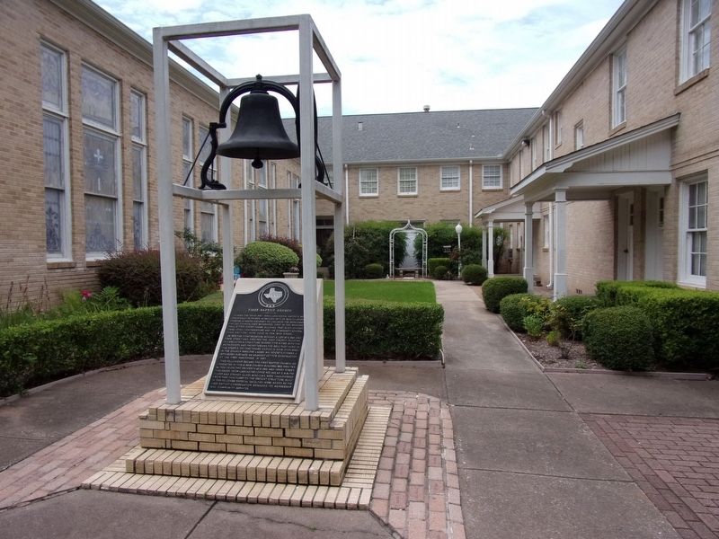 First Baptist Church of Lancaster Marker. Click for full size. First Baptist Church of Lancaster Marker image. Click for full size.