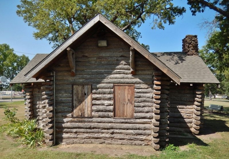 Brewer Scout Cabin (<i>east/back elevation</i>) image. Click for full size.