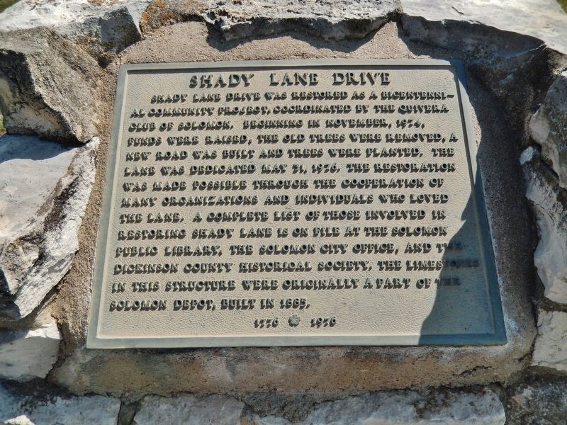 Shady Lane Drive Marker image. Click for full size.
