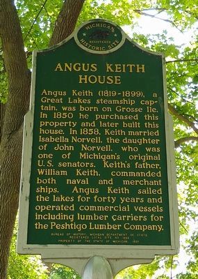 Angus Keith House Marker image. Click for full size.