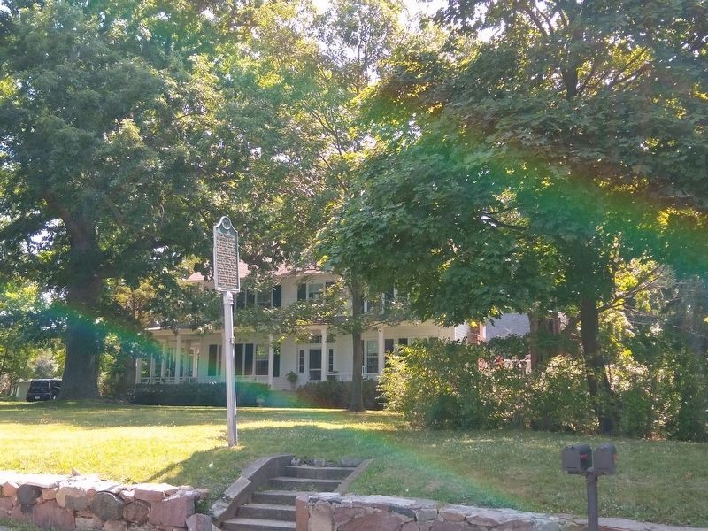 The Rucker-Stanton House and Marker image. Click for full size.