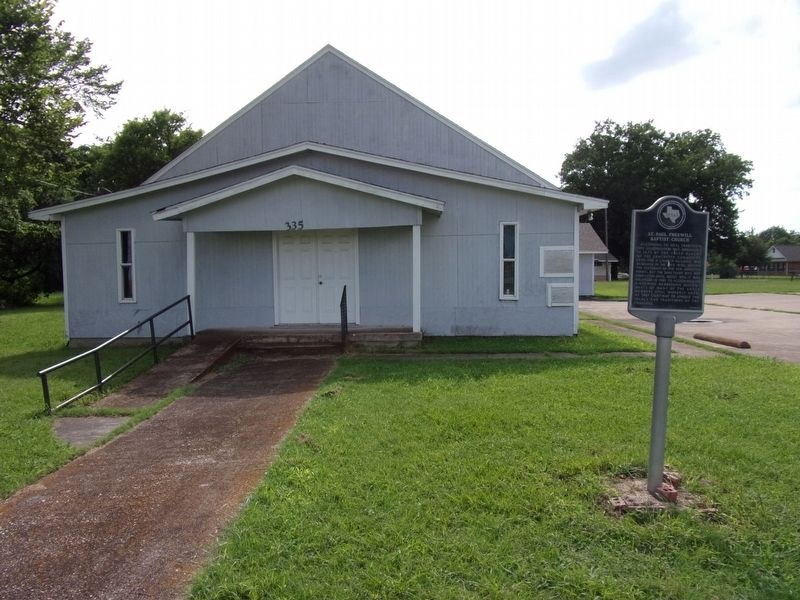 St. Paul Freewill Baptist Church Marker image. Click for full size.