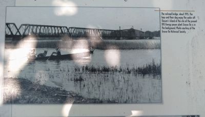 Times of Change for the Wayne County Bridge Marker — upper right image image. Click for full size.