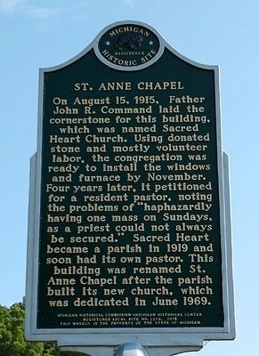 St. Anne Church/St. Anne Chapel Marker image. Click for full size.