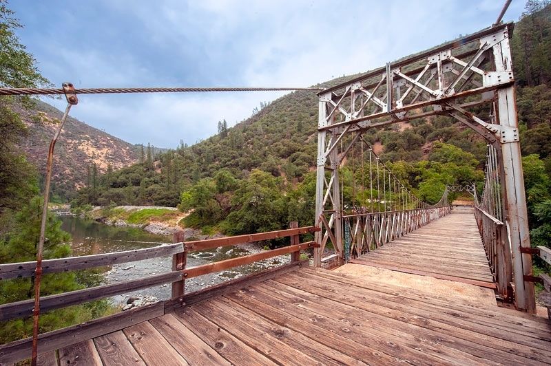 Iowa Hill Road Pedestrian Bridge image. Click for full size.