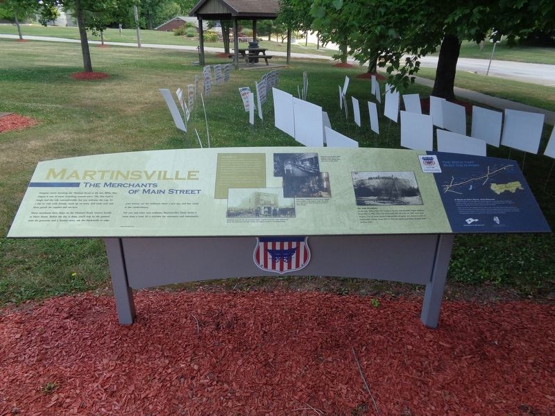 Martinsville Marker. Click for full size. Martinsville Marker image. Click for full size.