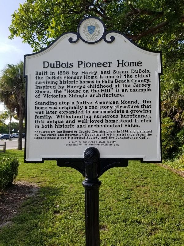 DuBois Pioneer Home Marker image. Click for full size.