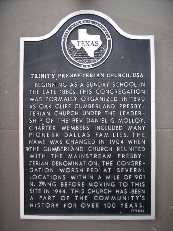 Trinity Presbyterian Church, USA Marker image. Click for full size.