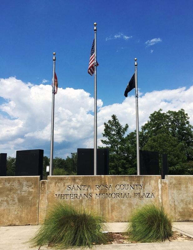 Santa Rosa County Veterans Memorial Plaza image. Click for full size.