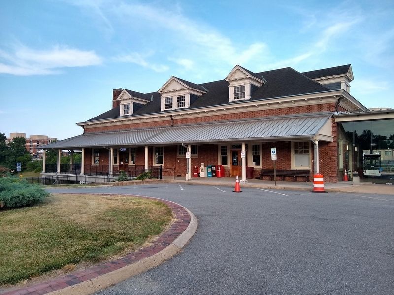 All Aboard at Alexandria Union Station Marker. Click for full size. All Aboard at Alexandria Union Station Marker image. Click for full size.