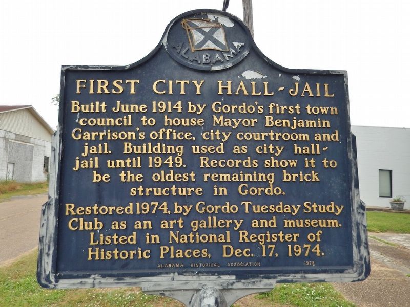 First City Hall - Jail Marker image. Click for full size.