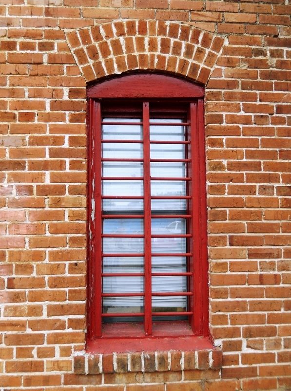 First City Hall - Jail (<i>window detail</i>) image. Click for full size.