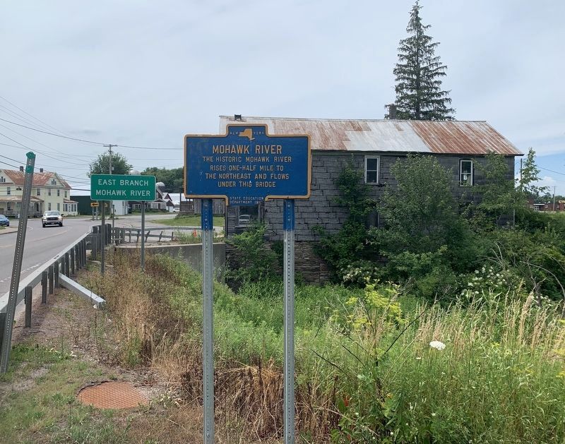 Mohawk River Marker. Click for full size. Mohawk River Marker image. Click for full size.