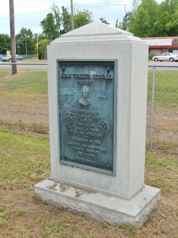 Adam Tonquin Stovall Marker. Click for full size. Adam Tonquin Stovall Marker image. Click for full size.