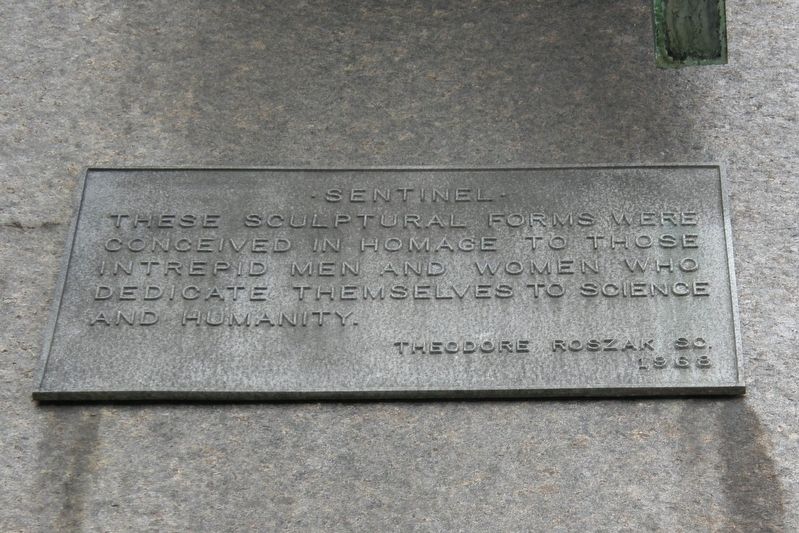"Sentinel" plaque. Click for full size. "Sentinel" plaque image. Click for full size.