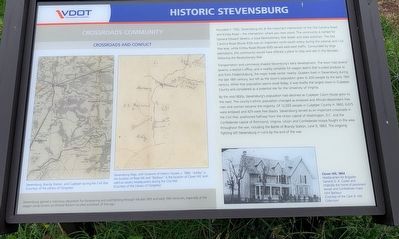 Historic Stevensburg Marker image. Click for full size.