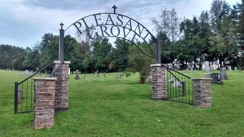 Pleasant Grove Cemetery. Click for full size. Pleasant Grove Cemetery image. Click for full size.