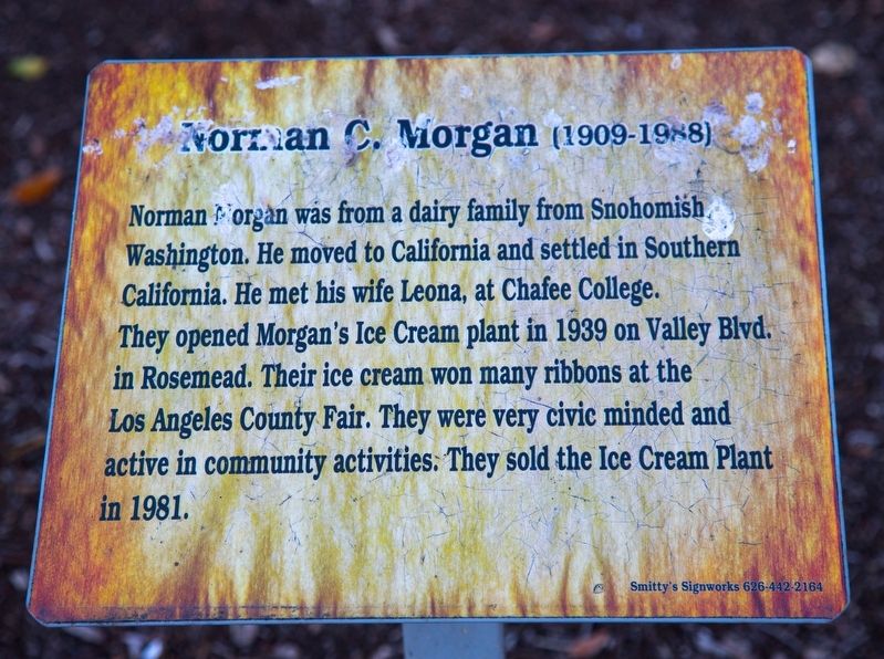 Norman C. Morgan Marker image. Click for full size.