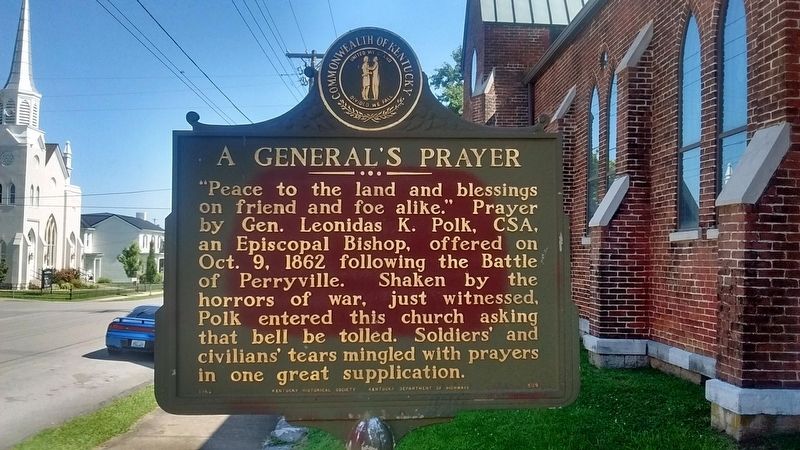 A General's Prayer Marker image. Click for full size.