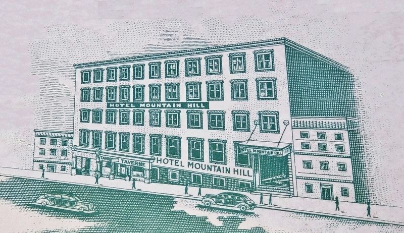 Marker detail: L'htel Mountain Hill / Mountain Hill Hotel image, Touch for more information